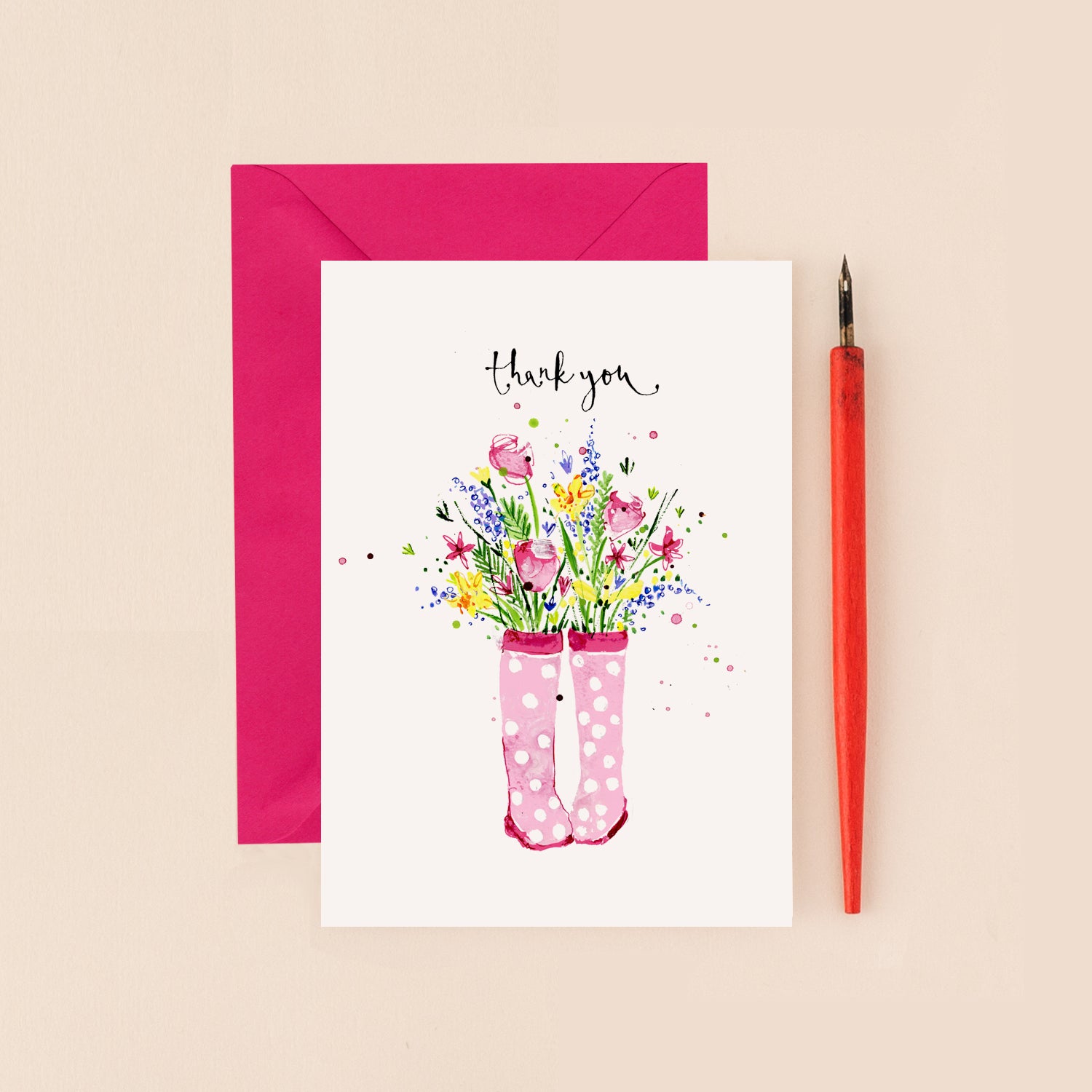 Thank You Flowers Card