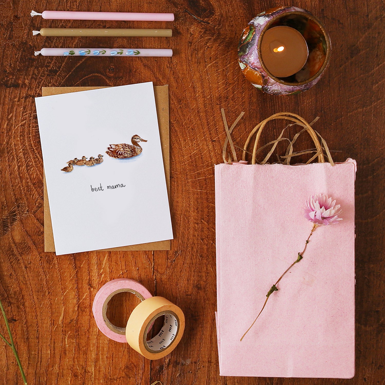 Ducks Best Mama Mini Card
