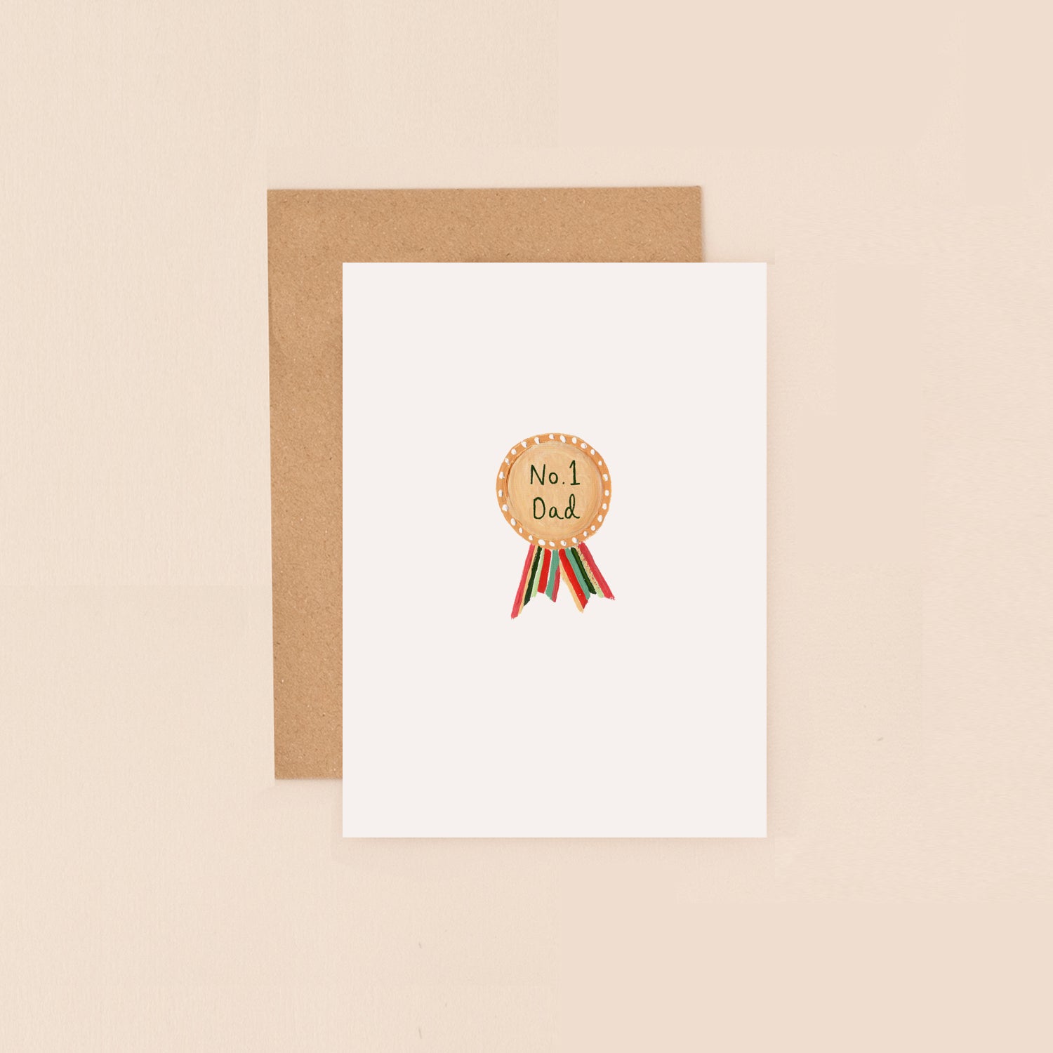 No.1 Dad Medal Mini Card