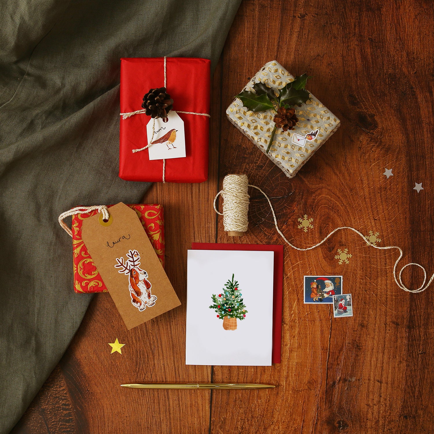 Christmas Tree Mini Christmas Card