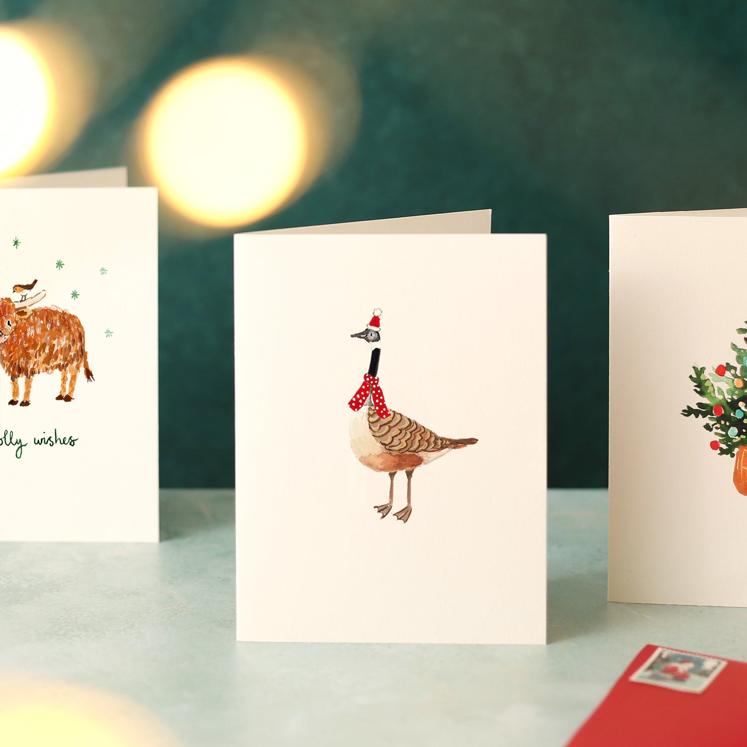Christmas Canada Goose Mini Christmas Card