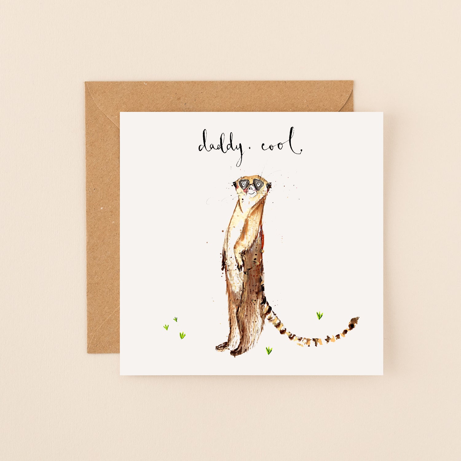 Meerkat Daddy Cool Birthday Card