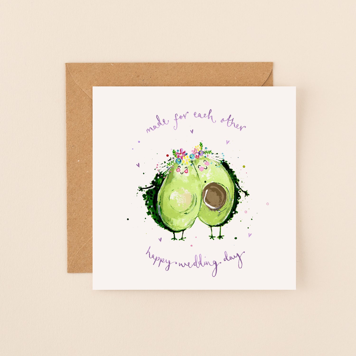 Avocado Wedding Ladies Card