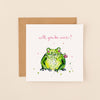Be Mine Toad Valentines Day Card