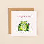 Be Mine Toad Valentines Day Card