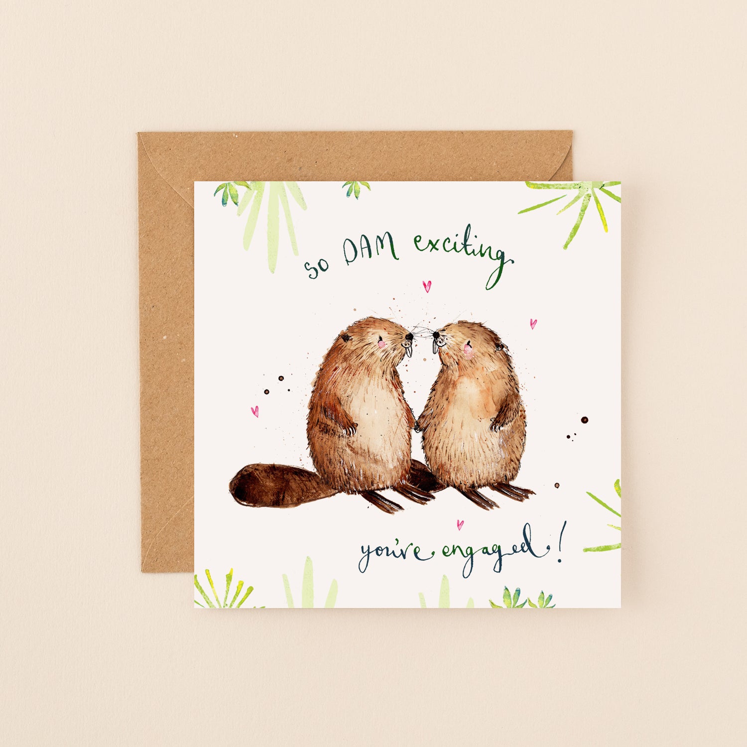 Dam Exciting Engagement Card