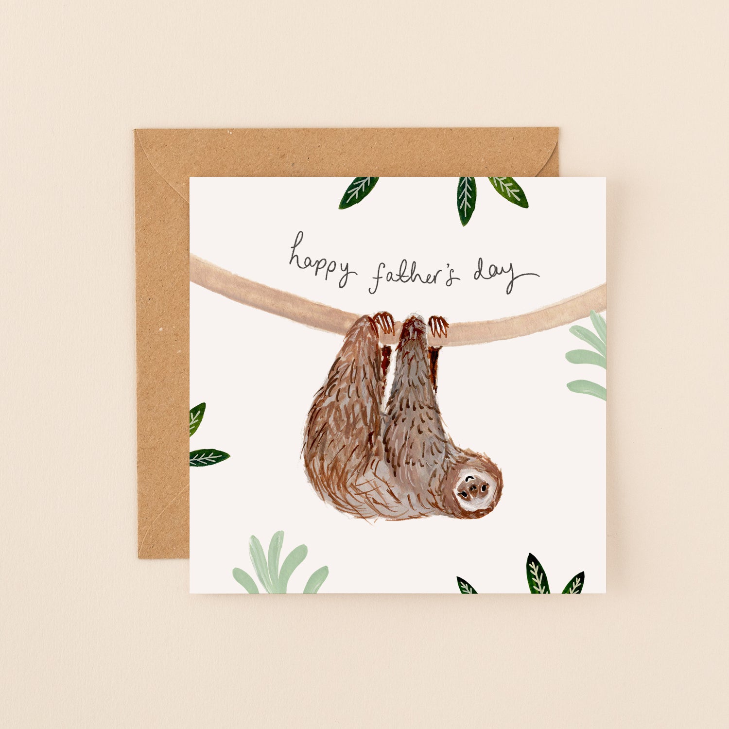 Sloth Happy Father's Day Card