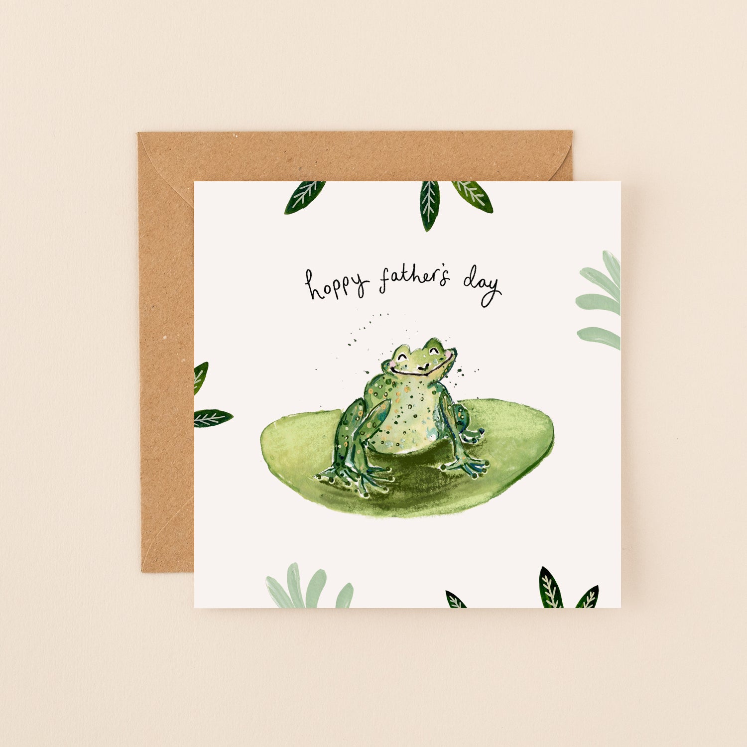 Frog Hoppy Father's Day Card