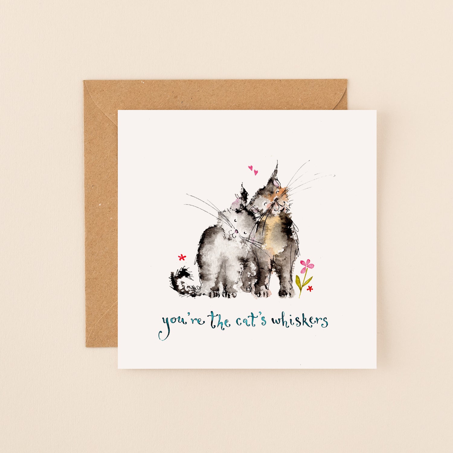 Cat's Whiskers Love & Friendship Card