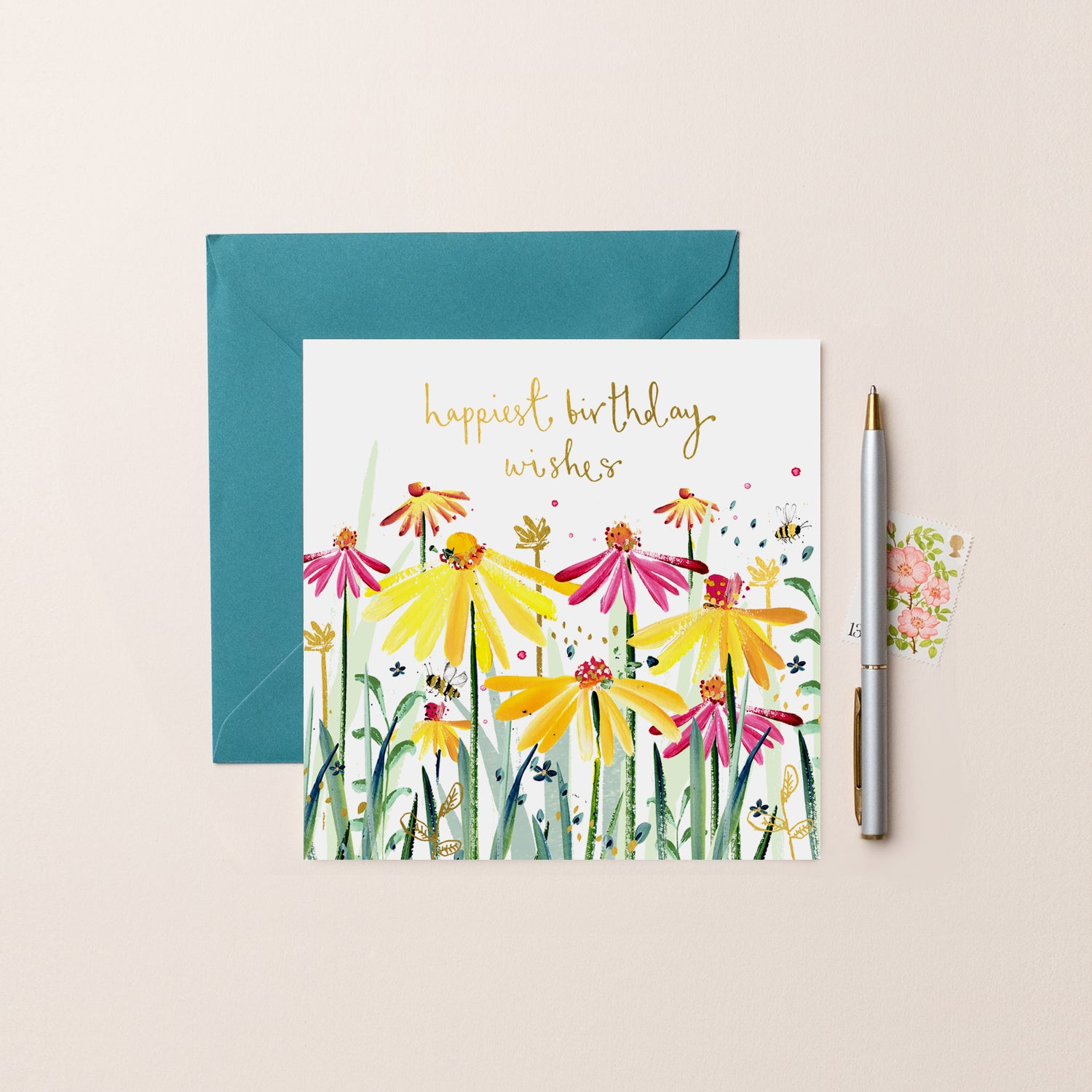 Birthday Echinacea Card