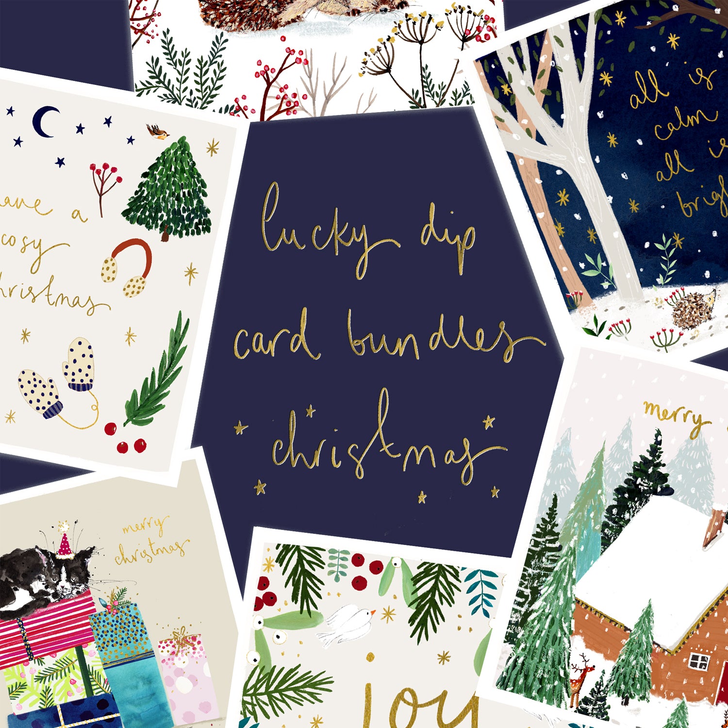 Lucky Dip 10 for £10 Christmas Cards