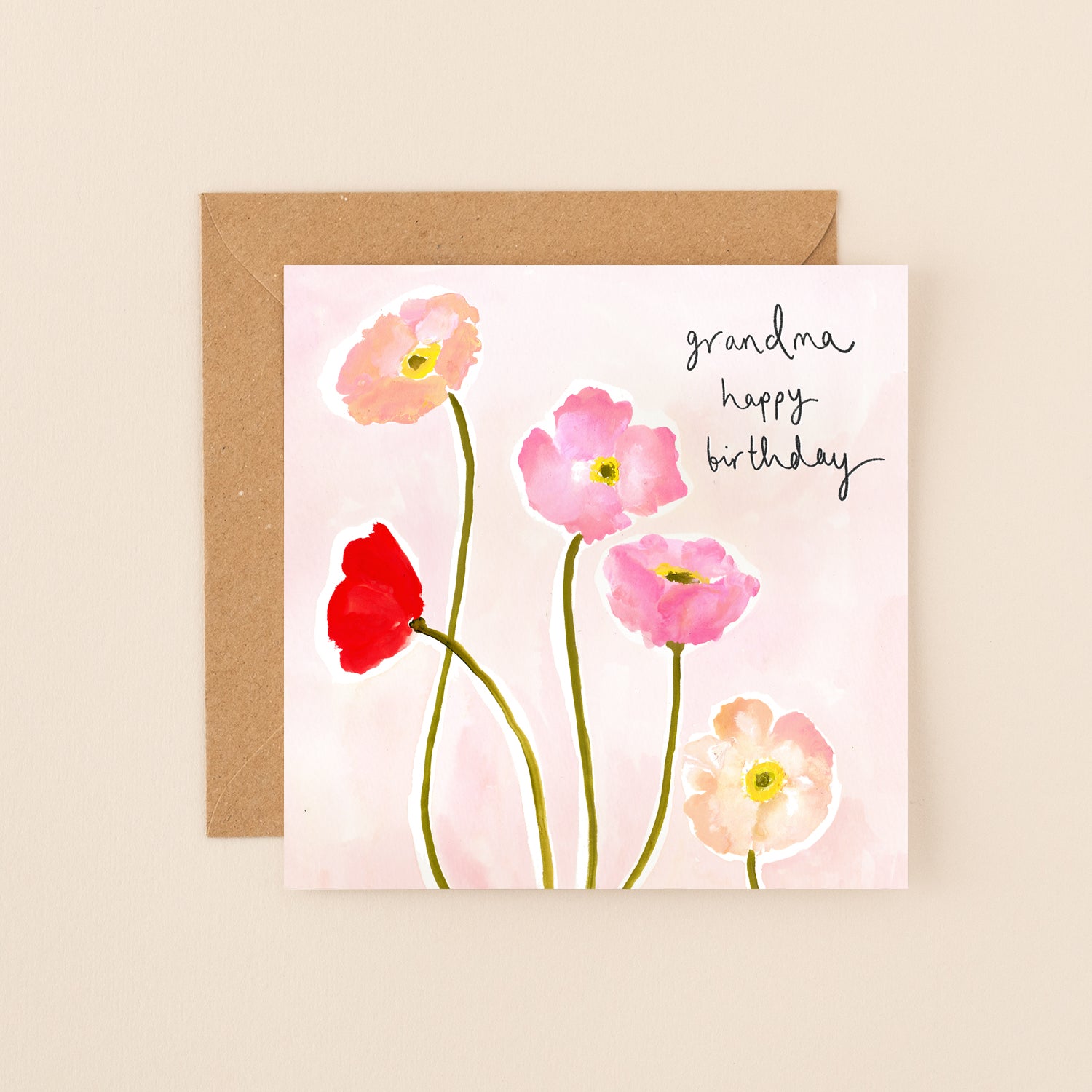 Posy Grandma Birthday Card Louise Mulgrew - Main Image