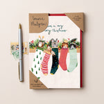 Animals and Stockings Christmas Card Pack
