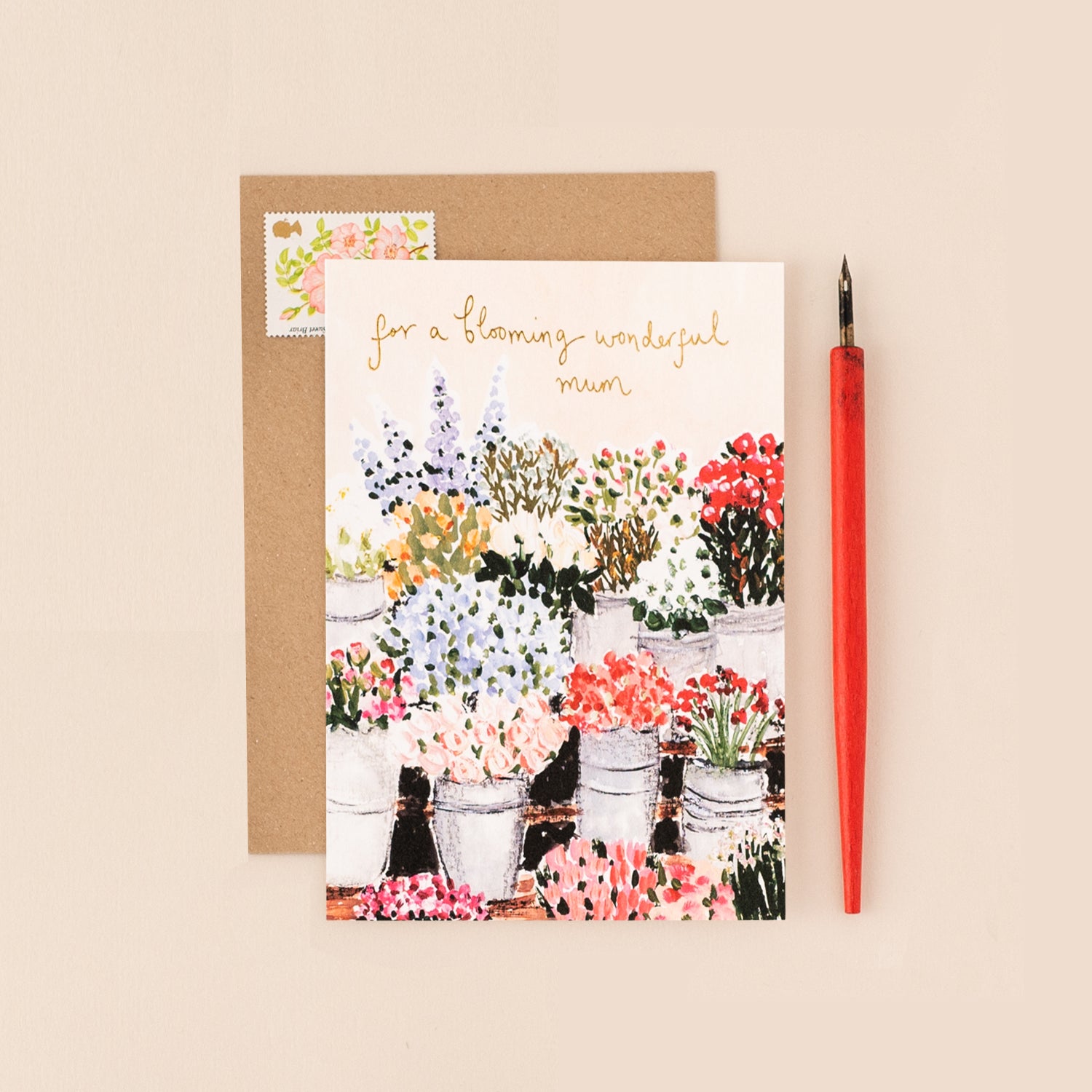 Blooming Wonderful Mum Mother's Day Card