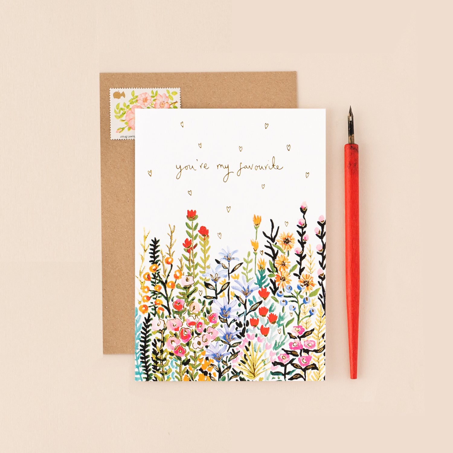 Flowers You're My Favourite Card