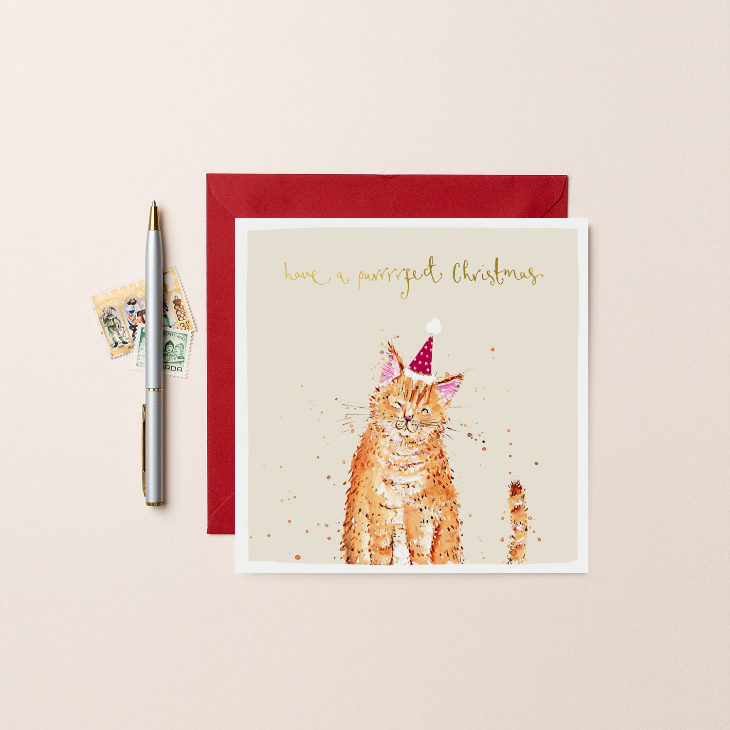 Cat Have a Purrrrfect Christmas Card