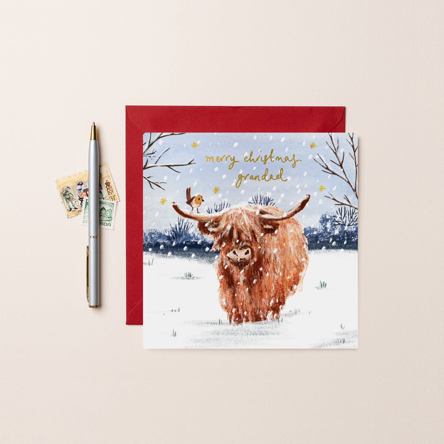 Merry Christmas Card for Grandad