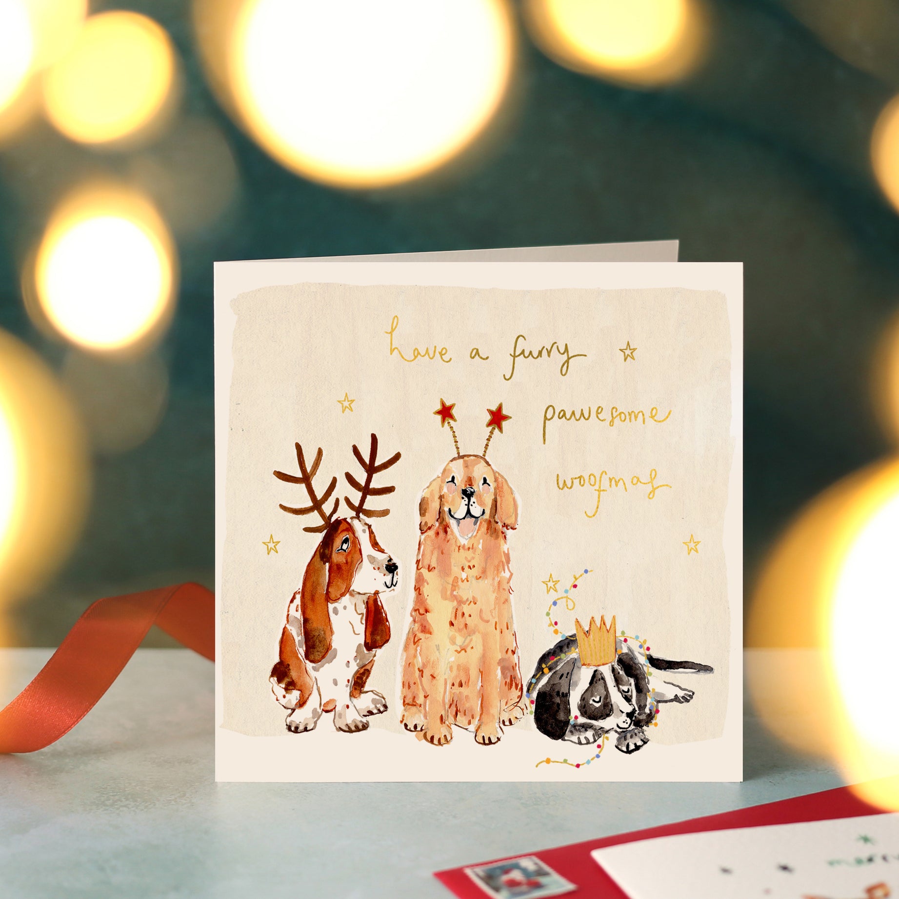 Pawesome Woofmas Christmas Card
