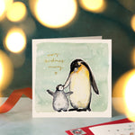 Penguins Merry Christmas Mummy Christmas Card
