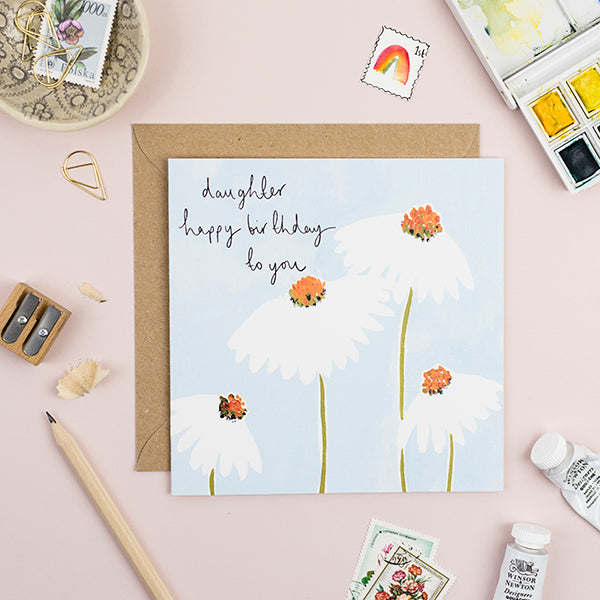 Daisy Daughter Birthday Card