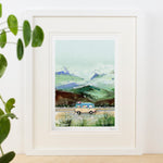 Campervan Scene Print