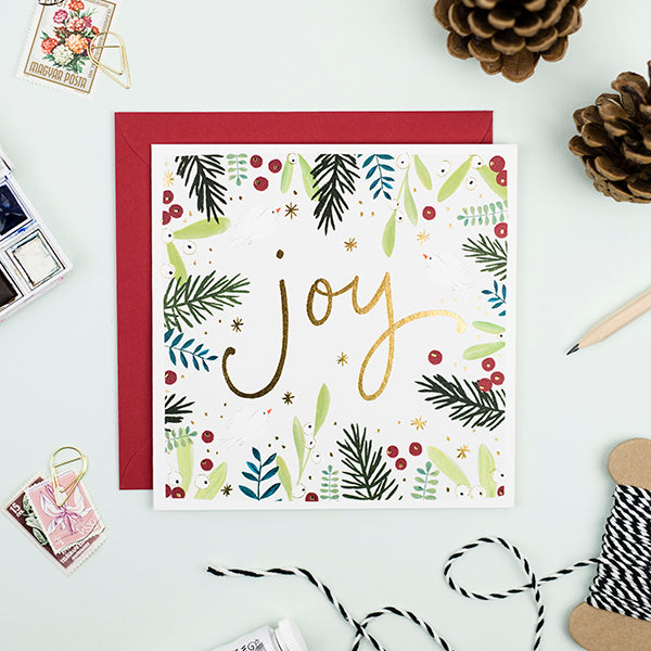 Joy Christmas Card