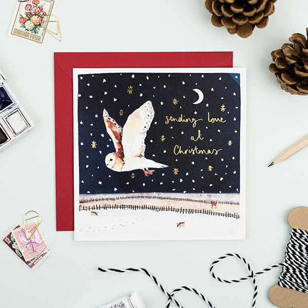 Sending Love at Christmas Card