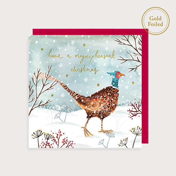 Have A Magnipheasant Christmas Card