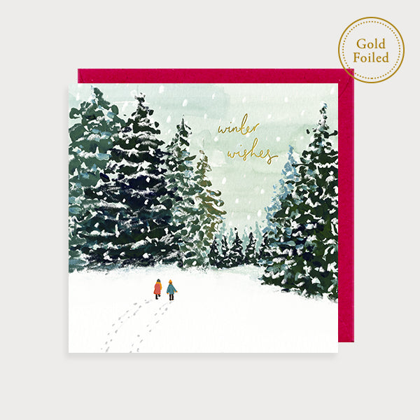 Winter Wishes Christmas Card