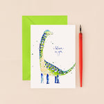 Dinosaur I Believe in You Encouragement Card