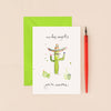 Muchos Congrats Cactus Congratulations Card