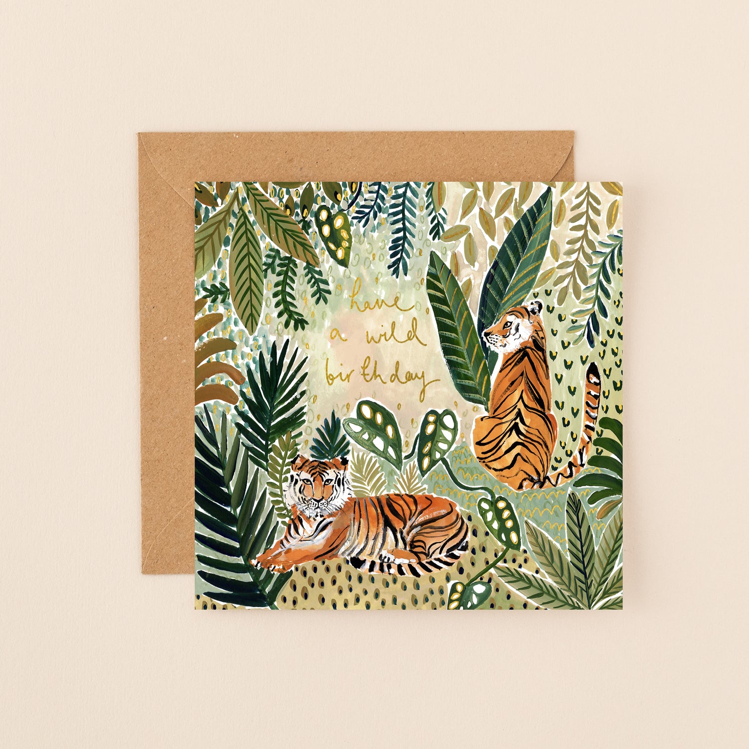 Tigers Wild Birthday Card