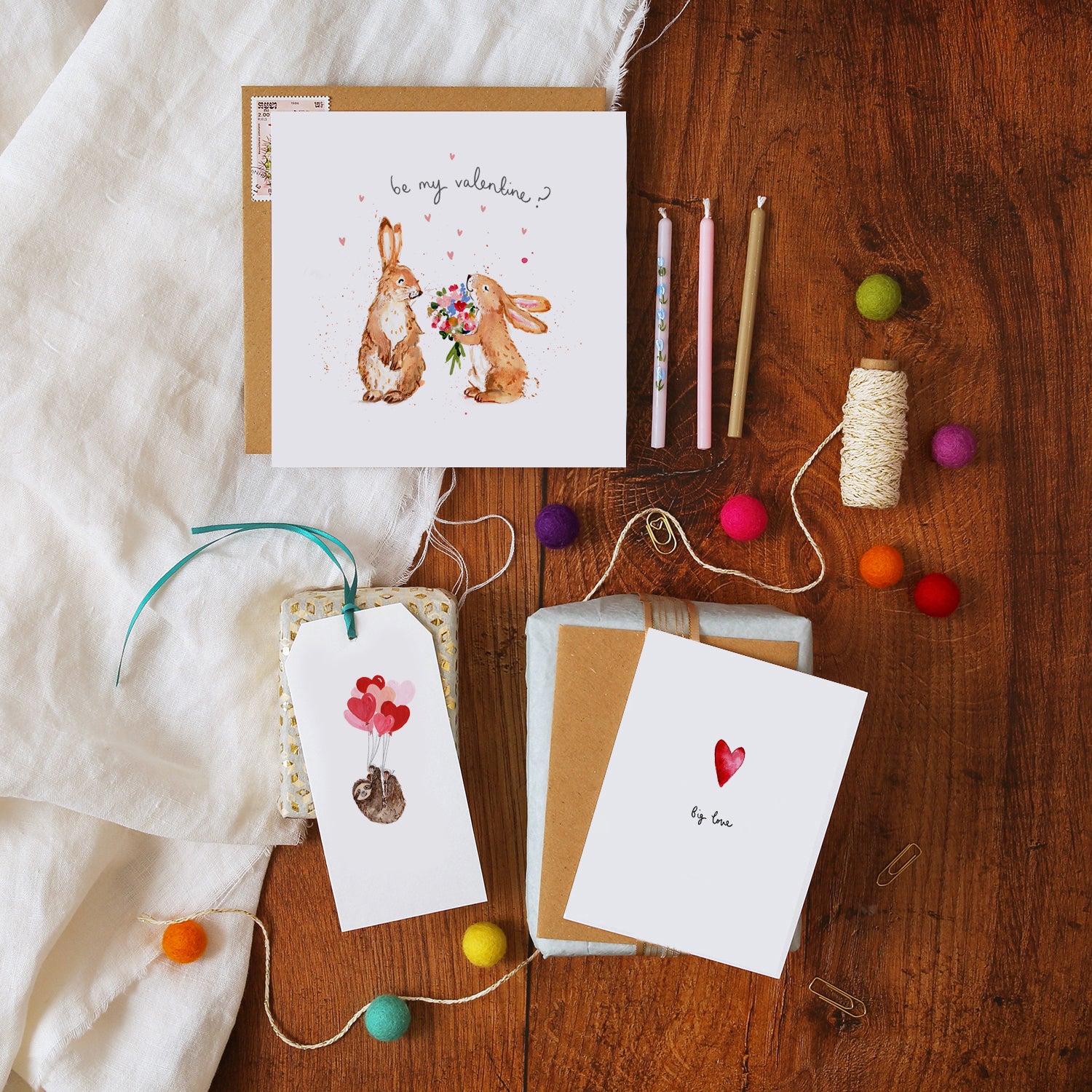 Heart Big Love Mini Card