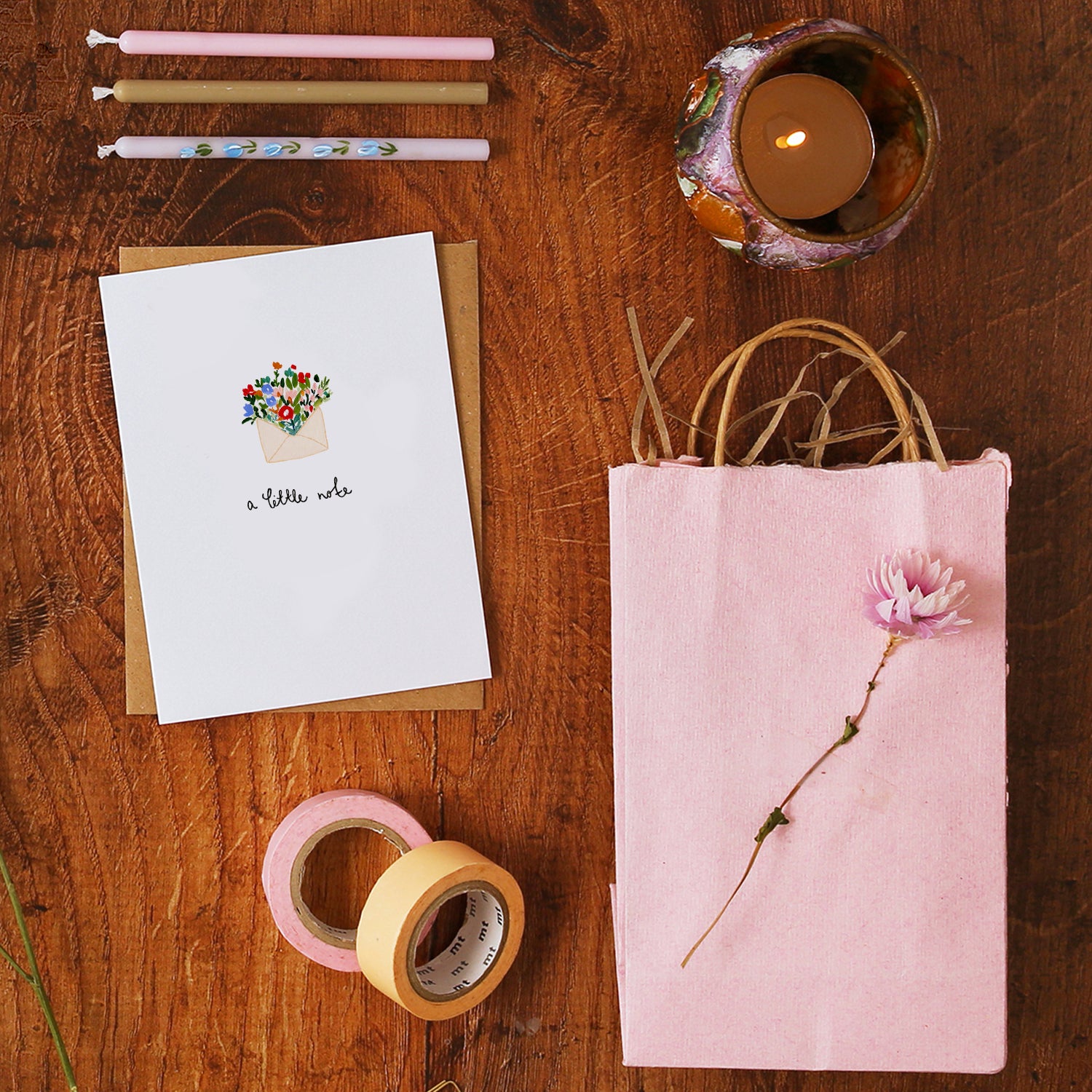 A Little Note Envelope Mini Card