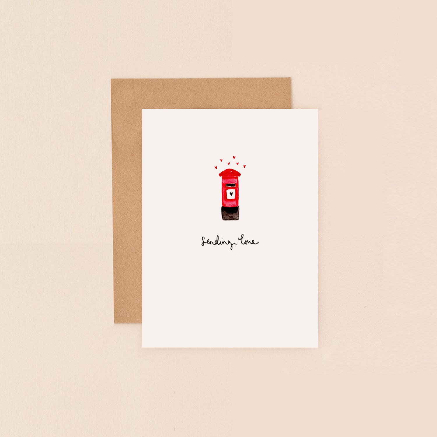 Postbox Sending Love Mini Card