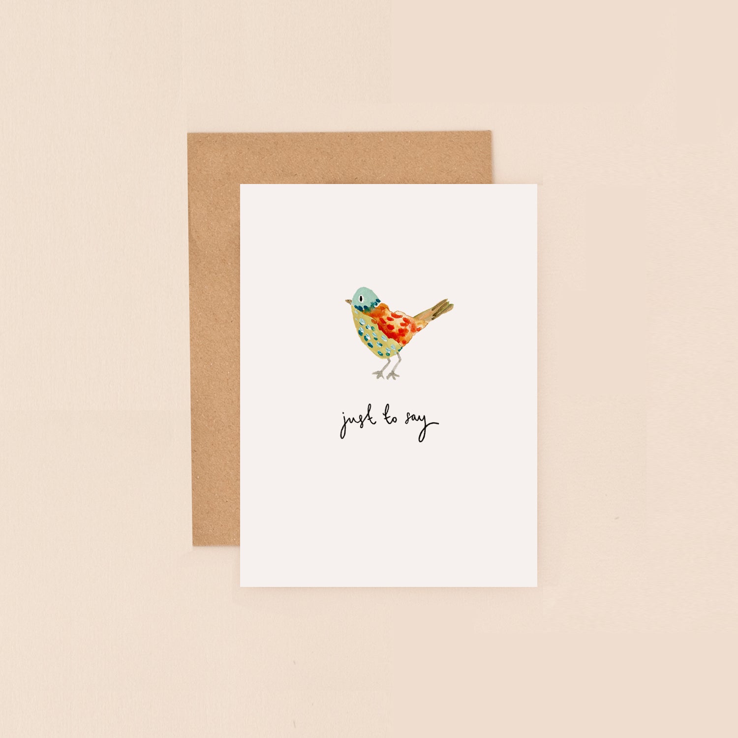 Bird Just to Say Mini Card