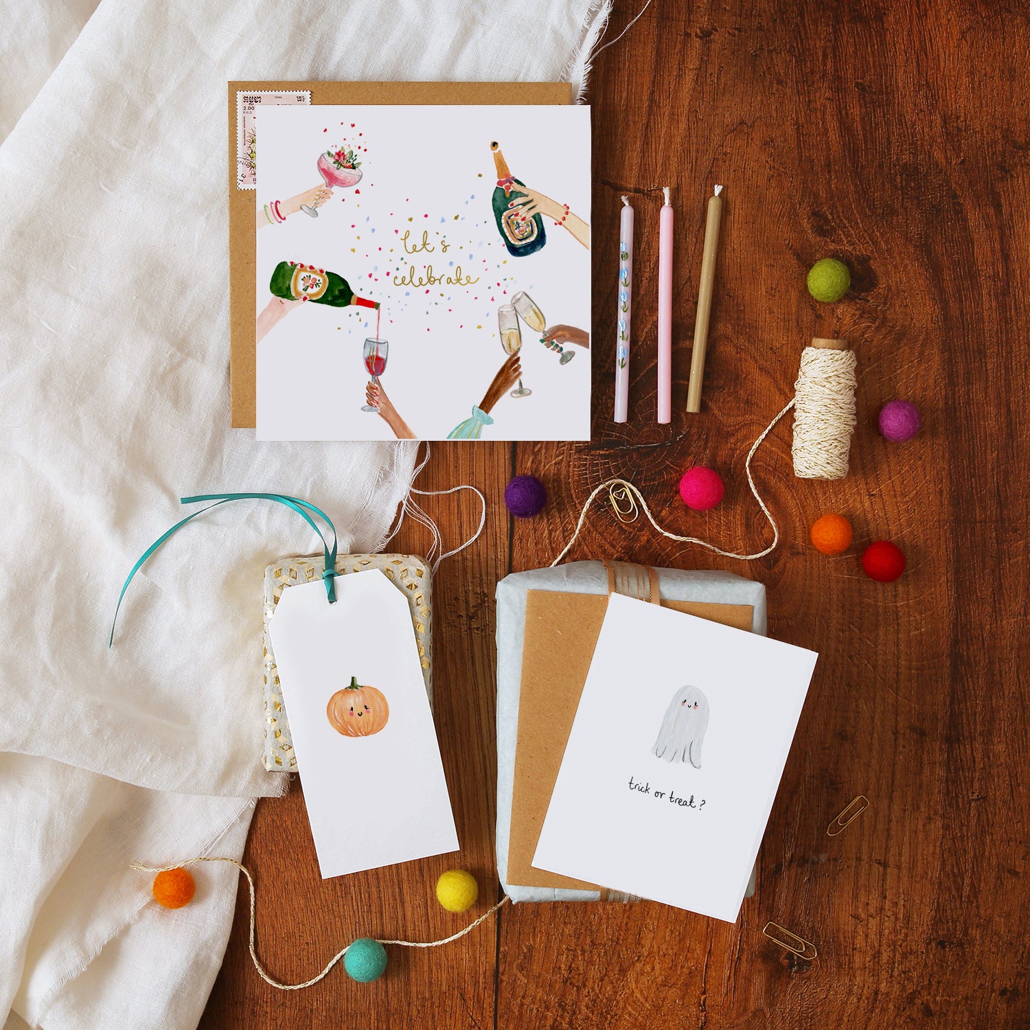 Ghost Trick or Treat? Mini Card