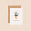 Flowers Blooming Lovely Mum Mini Card