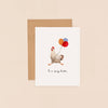 Spring Chicken Mini Card