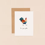 Cockerel Fine Fella Mini Card