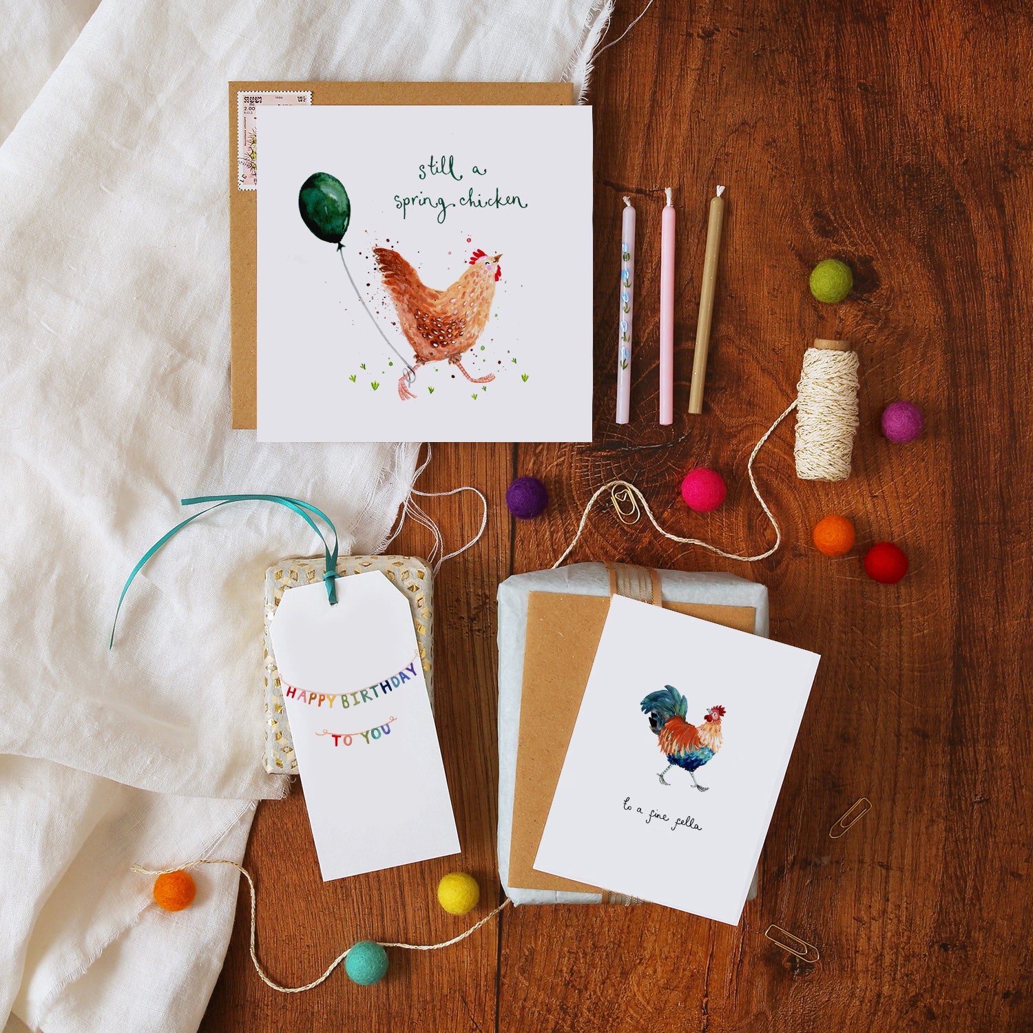 Still a Spring Chicken Birthday Card