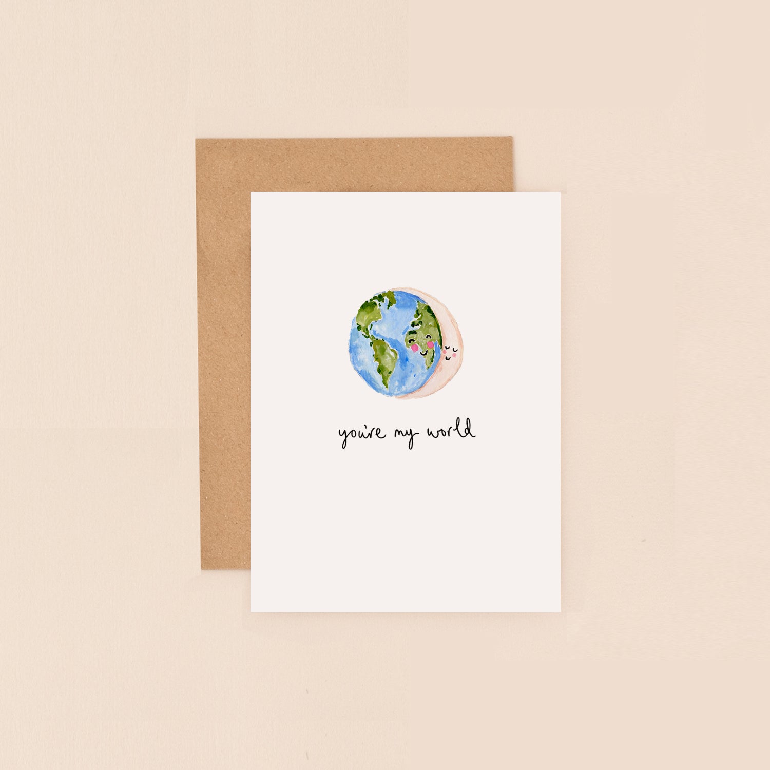 You're My World Mini Card