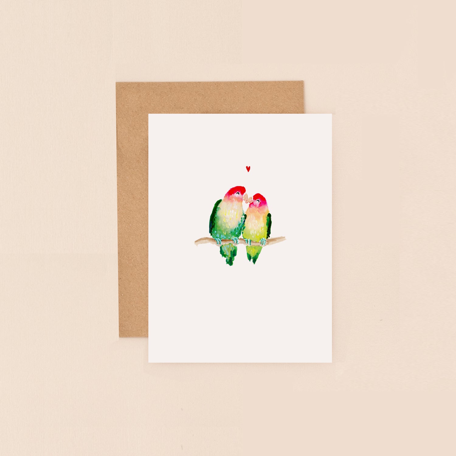 Lovebirds Mini Card