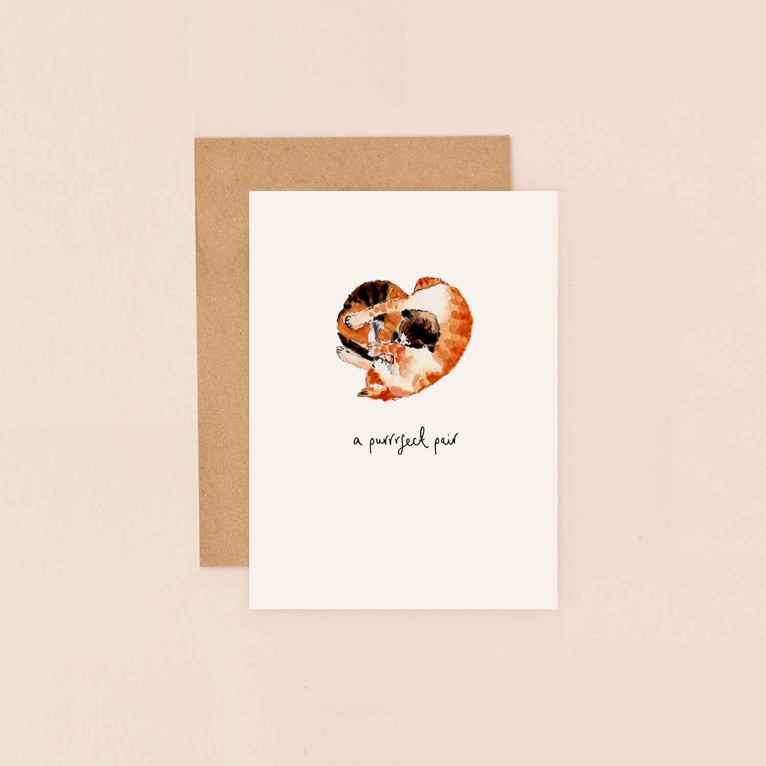 A Purrrfect Pair Mini Card