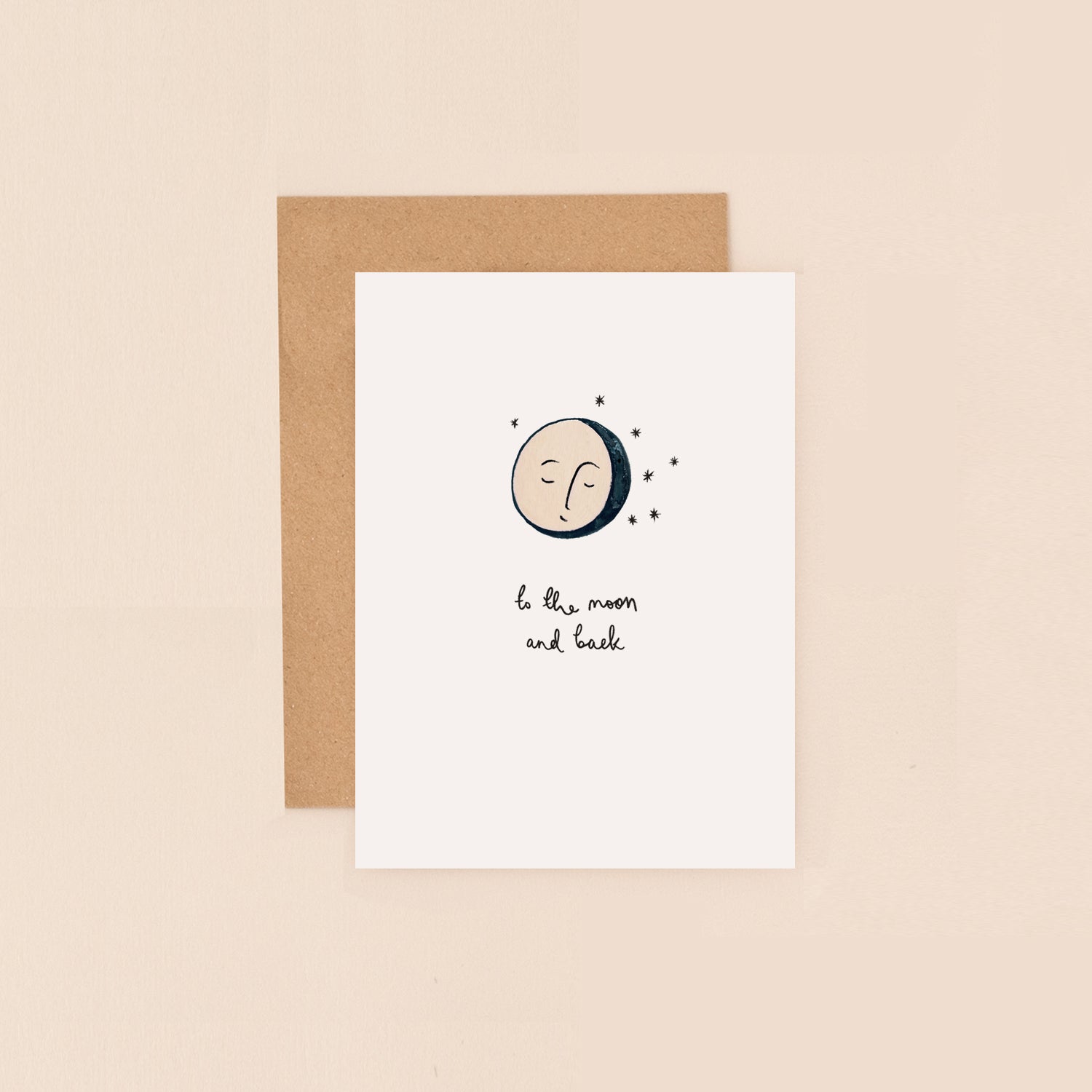 To the Moon and Back Mini Card