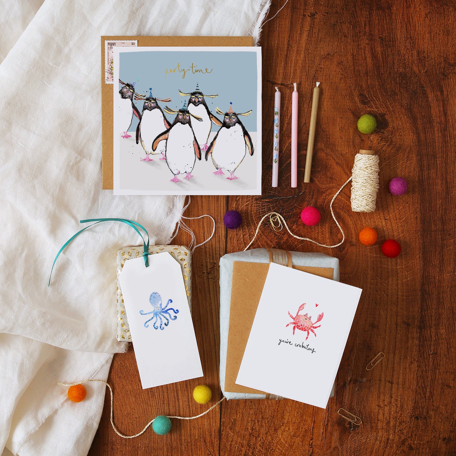 You're Crabulous Mini Card