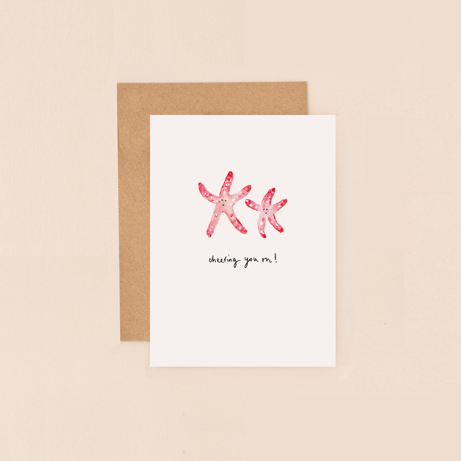 Starfish Cheering You On Mini Card