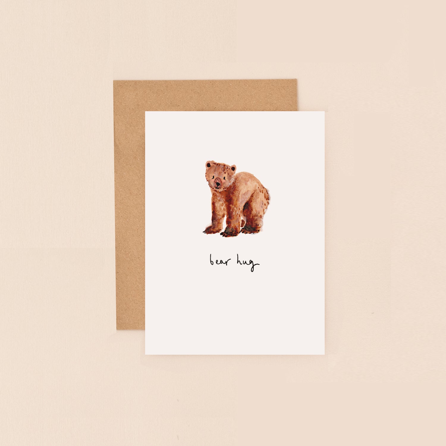 Bear Hug Mini Card