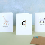 Happy Puffin Mini Card