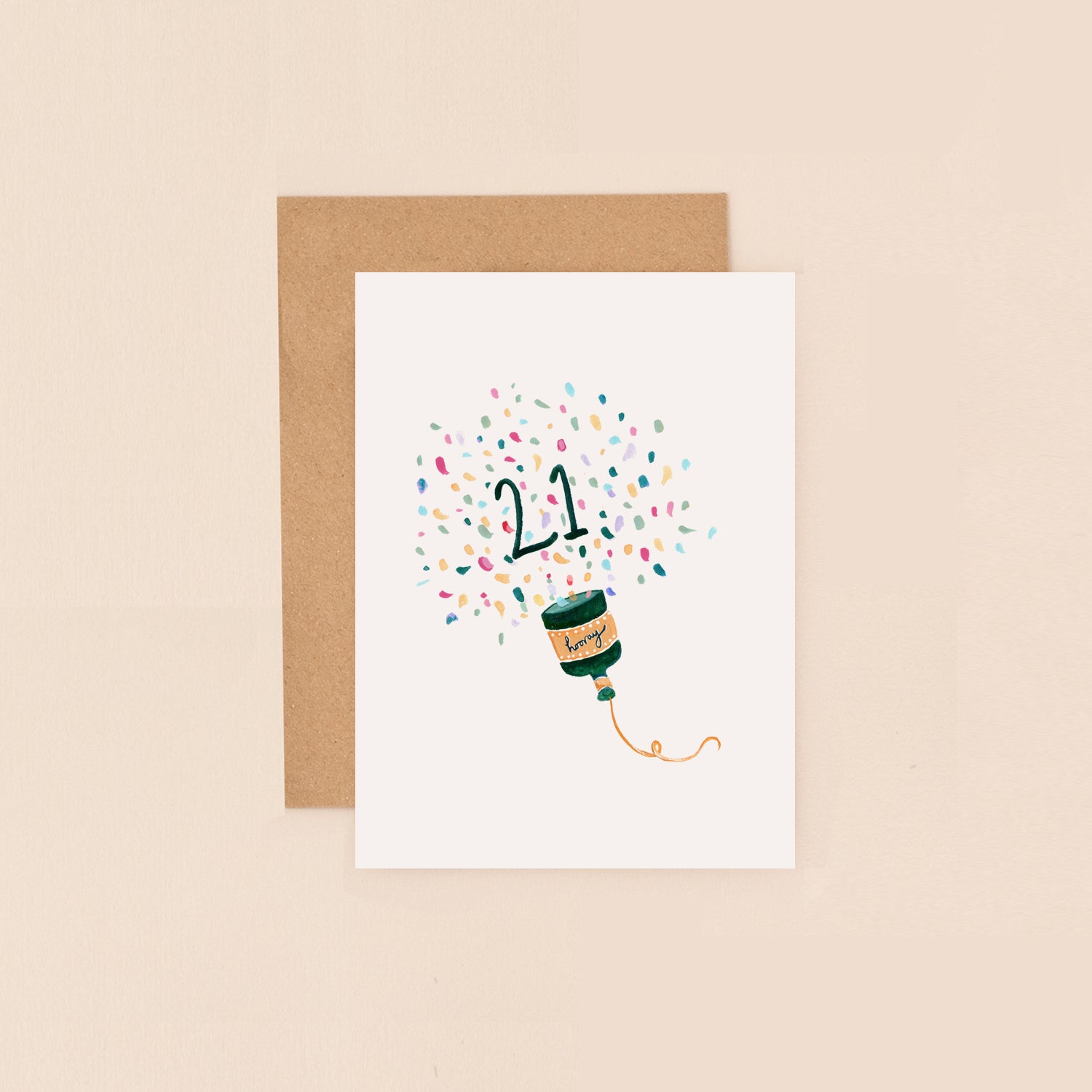 21st Birthday Mini Card